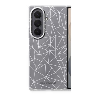 Geometric lines white
