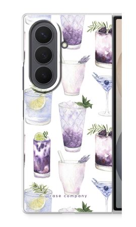Violet cocktails
