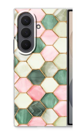 Hexagons in stained glass