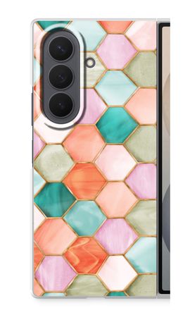 Hexagons in stained glass