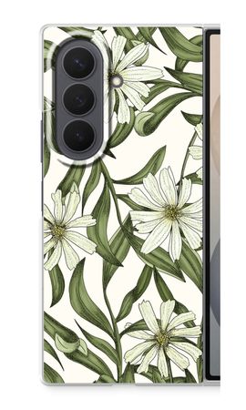 White flower pattern