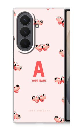Rosy Butterflies Monogram