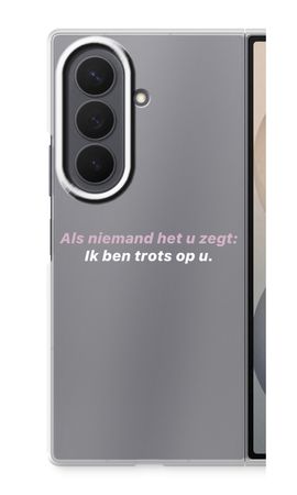 Ik ben trots op u