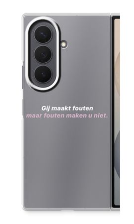 Fouten maken u niet