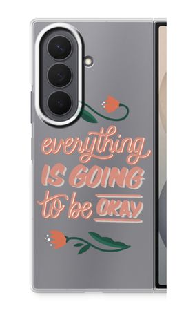 Optimistic flower girl