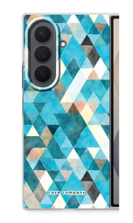 Coloured triangles blue