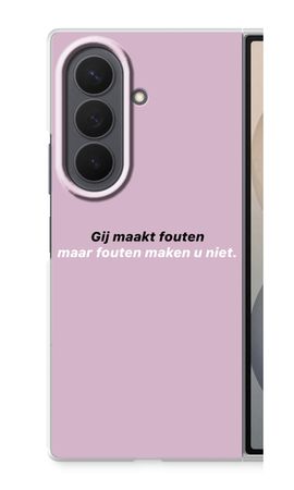 Fouten maken u niet