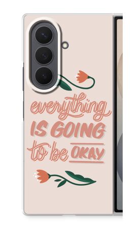 Optimistic flower girl