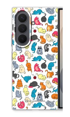 Colourful cats