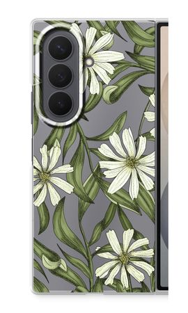 White flower pattern