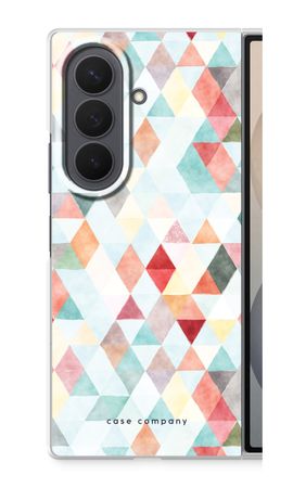 Coloured triangles pastel