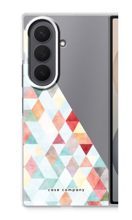 Coloured triangles pastel