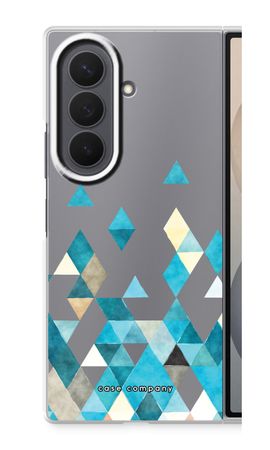 Coloured triangles blue