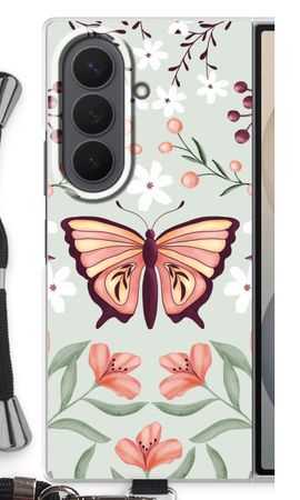 Butterfly in a floral world