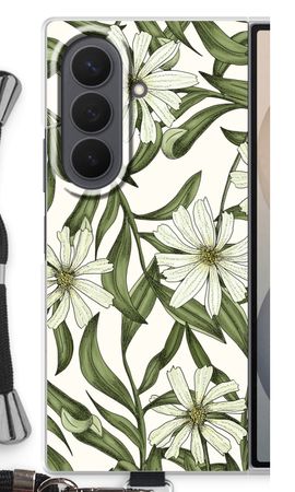 White flower pattern