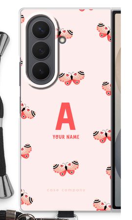 Rosy Butterflies Monogram