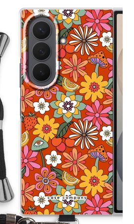 Retro Flowers - Red