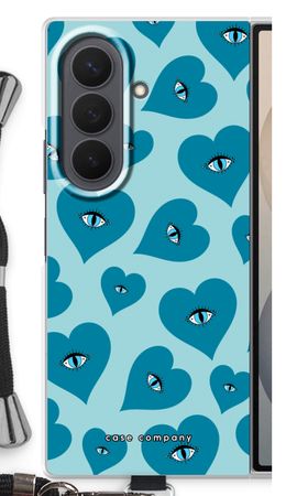 Blue heart eyes