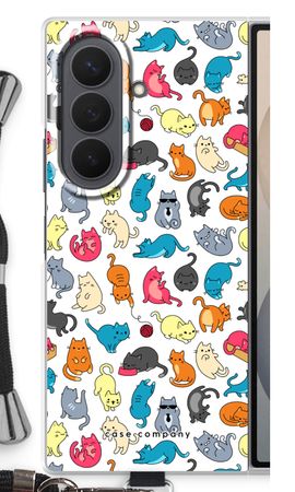 Colourful cats