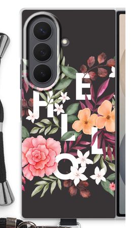 Hello in flowers