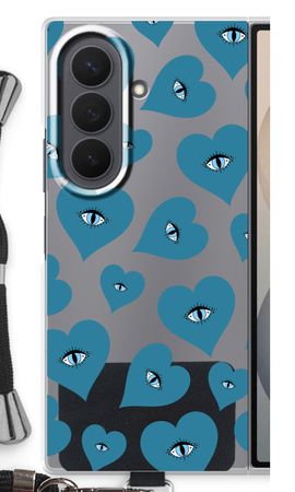 Blue heart eyes