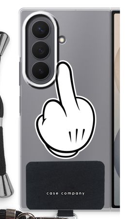 Middle finger white