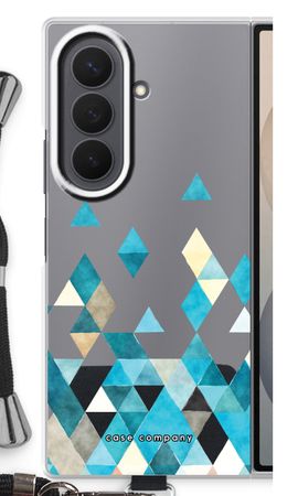 Coloured triangles blue