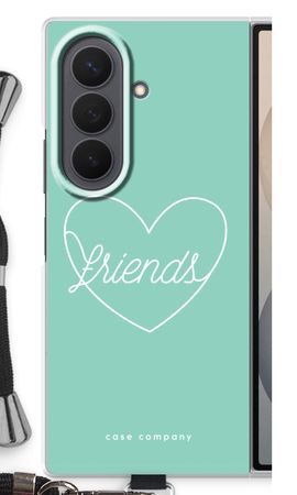 Friends heart pastel