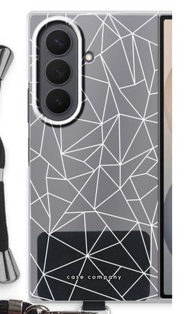 Geometric lines white
