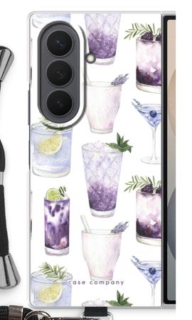 Violet cocktails
