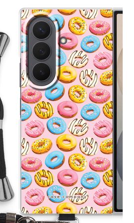 Rosafarbene Donuts