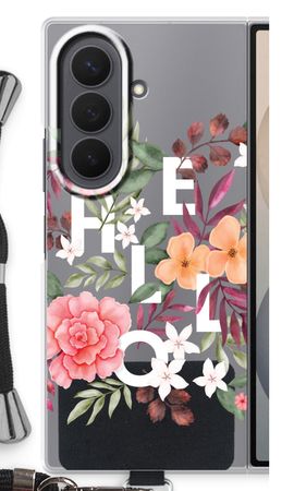 Hello in flowers