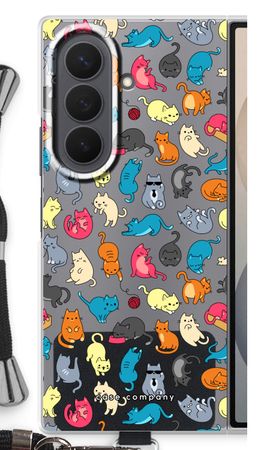 Colourful cats