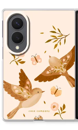 Fluttering Pair, Samsung Galaxy Z Fold8 soft case