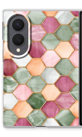 Hexagons in stained glass