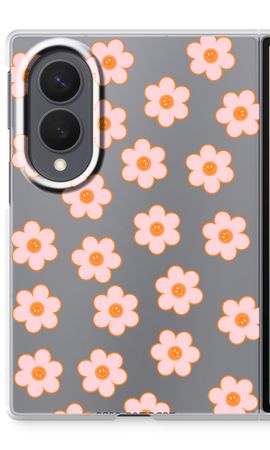 Pink Smiley Flower