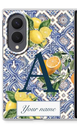 Monogram Blue tiles
