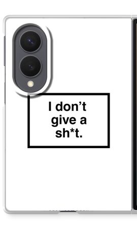 Don't give a shit