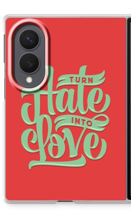 Turn hate into love