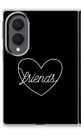 Friends heart black