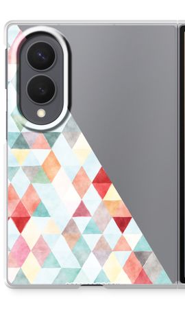 Coloured triangles pastel