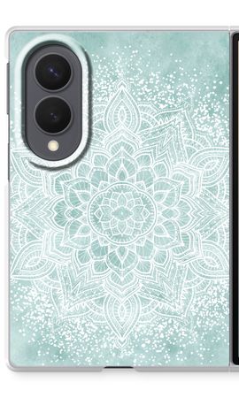 Boho Weißes Mandala