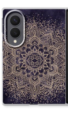 Goldenes Boho-Mandala