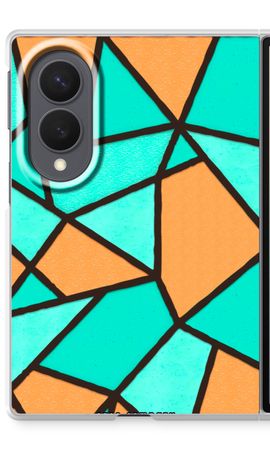 Stained glass - Orange