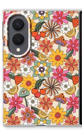 Retro Flowers N°2 - Yellow