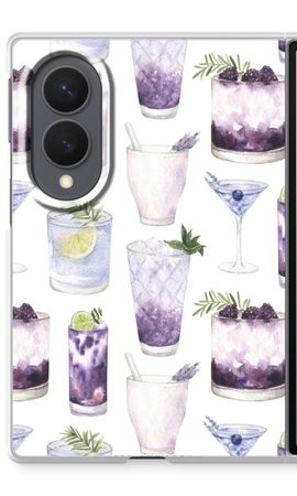 Violet cocktails