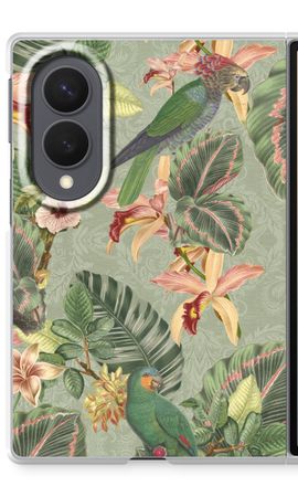 Tropical jungle parrot