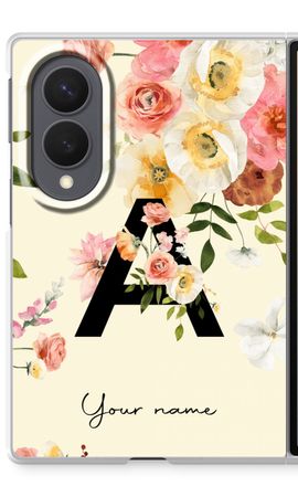 Flirty Flowers Monogram