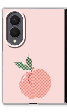 Stitched Peach