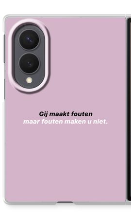Fouten maken u niet